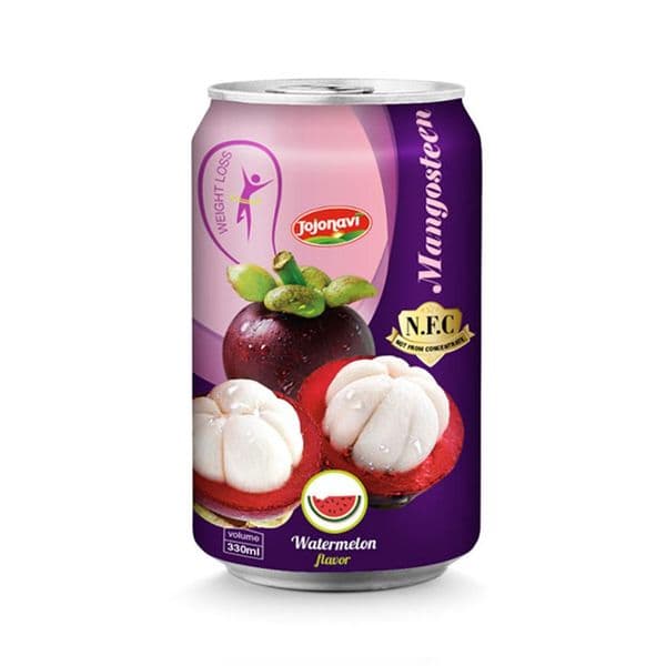 JOJONAVI Natural Mangosteen with Watermelon Flavor in 330ml Can