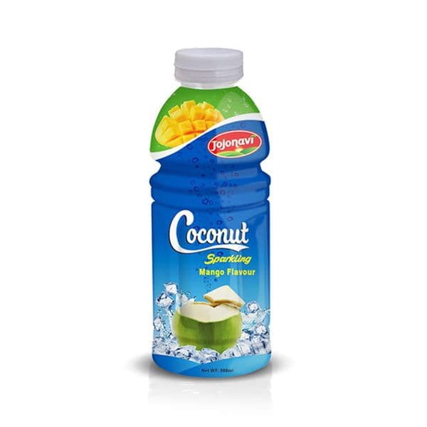 JOJONAVI Mango-Flavored Coconut Sparkling Water 500ml