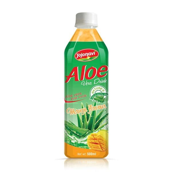 JOJONAVI Mango-Flavored Aloe Vera Juice Drink 500ml Bottle