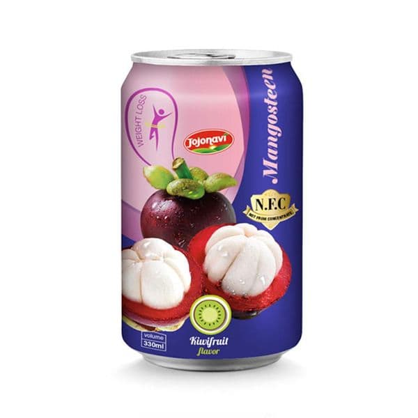 JOJONAVI Natural Mangosteen with Kiwifruit Flavor in 330ml Can