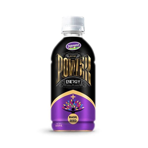 JOJONAVI Power Energy Basil Seed-Flavored Energy Drink in PET Bottle