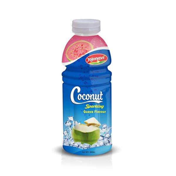 JOJONAVI Guava-Flavored Coconut Sparkling Water 500ml