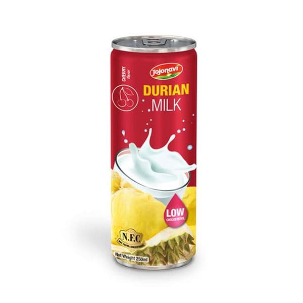 JOJONAVI NFC Durian Milk with Cherry Flavor in 250ml Can