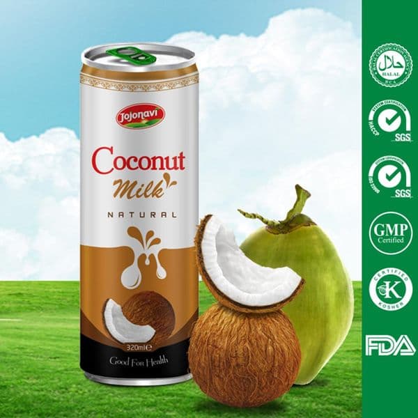 JOJONAVI Natural Coconut Milk in 320ml Can