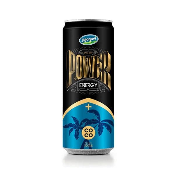 JOJONAVI Power Energy Coconut-Flavored Energy Drink in Aluminum Can
