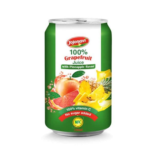JOJONAVI Pineapple-Flavored White Grapefruit Juice 330ml