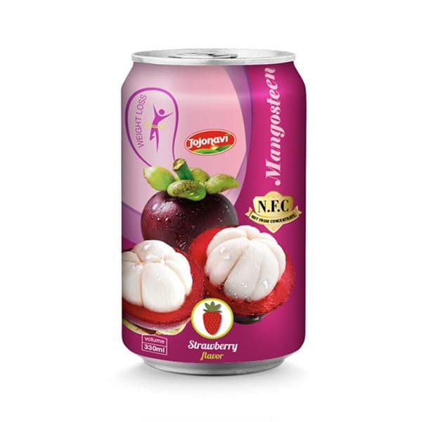 JOJONAVI Natural Mangosteen with Strawberry Flavor in 330ml Can