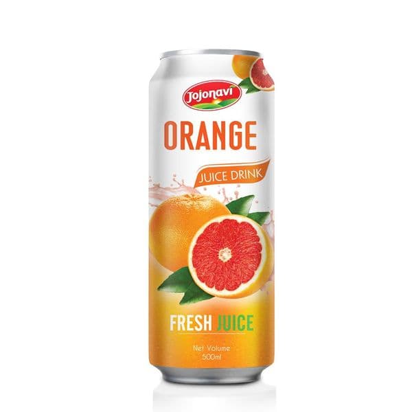 JOJONAVI Orange Fresh Juice Drink with Pulp 500ml Bottle