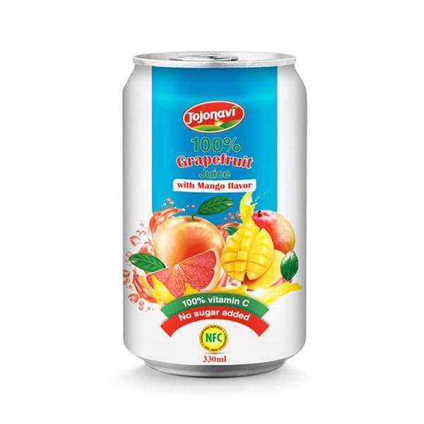 JOJONAVI Mango-Flavored White Grapefruit Juice 330ml