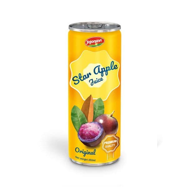 JOJONAVI Premium Quality Original Star Apple Juice in 250ml Can