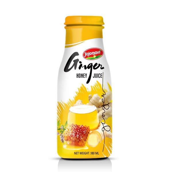 JOJONAVI Ginger Juice with Honey in Glass Bottle 180ml