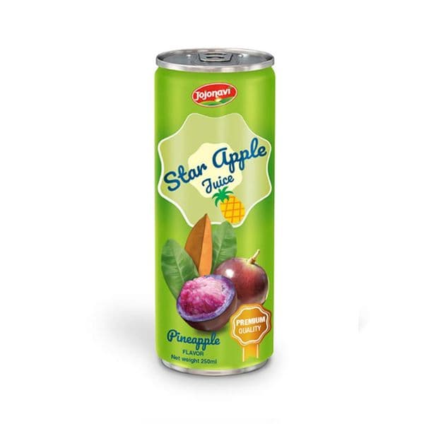 JOJONAVI Premium Original Star Apple Juice with Pineapple Flavor 250ml