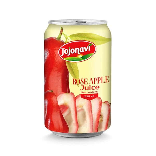 JOJONAVI Natural Rose Apple Juice 330ml Aluminum Can