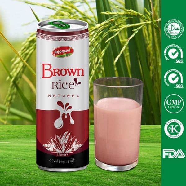 JOJONAVI Natural Brown Rice Milk in 320ml Can