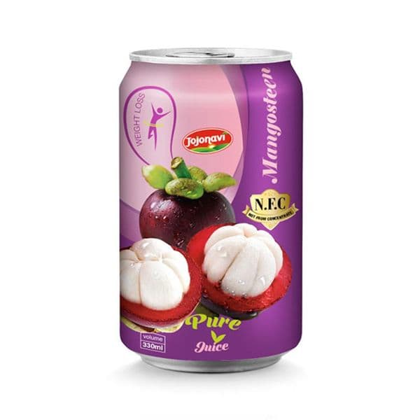 JOJONAVI Natural Mangosteen Juice Drink in 330ml Can