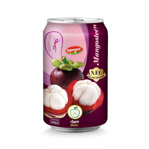 JOJONAVI Natural Apple-Flavored Mangosteen Juice 330ml Can