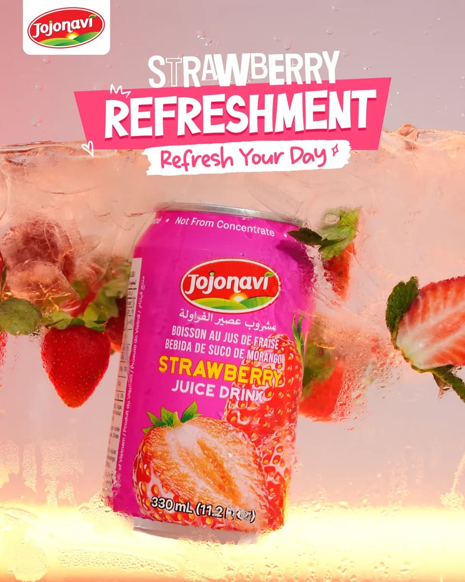 Strawberry refreshment.