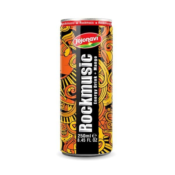 JOJONAVI 250ml Rock Music Energy Drink Mango Flavor