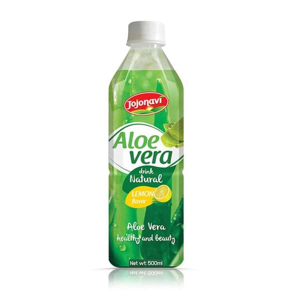 JOJONAVI Lemon-Flavored Aloe Vera Water 500ml Bottle