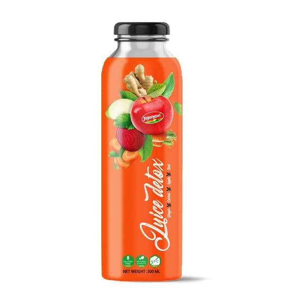 JOJONAVI 300ml Juice Detox (Peach – Apple – Carrot)