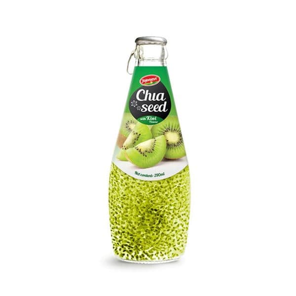 JOJONAVI Kiwi-Flavored Chia Seed Drink 290ml Bottle