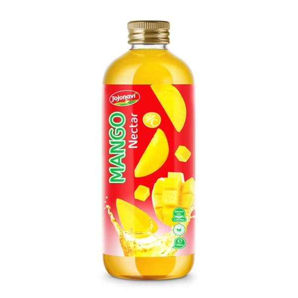 JOJONAVI Mango Juice Drink Nectar in 750ml Glass Bottle