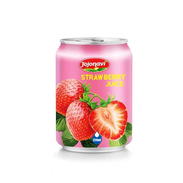 JOJONAVI Strawberry Juice 250ml Can