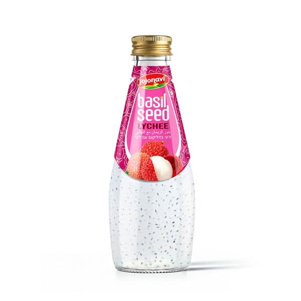 JOJONAVI Lychee Basil Seed Drink 290ml