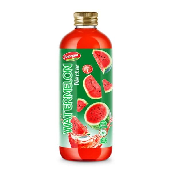 JOJONAVI Watermelon Juice Drink Nectar in 750ml Glass Bottle