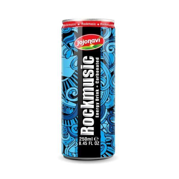 JOJONAVI 250ml Rock Music Energy Drink Carbonated