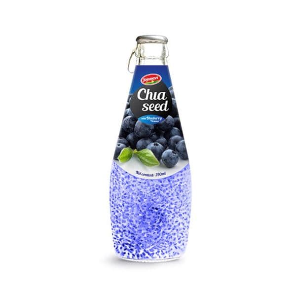 JOJONAVI Blueberry-Flavored Chia Seed Drink 290ml Bottle