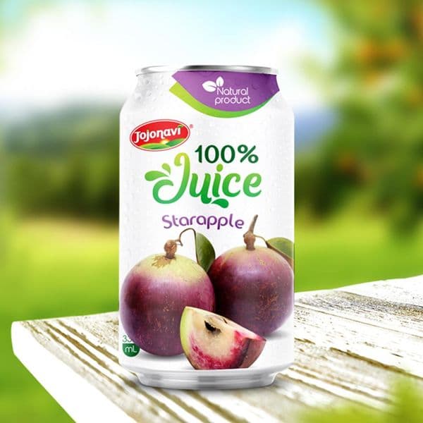 JOJONAVI Starapple Juice Drink in 330ml Can