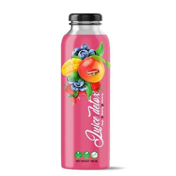 JOJONAVI 300ml Juice Detox (Mango – Blueberry – Strawberry)