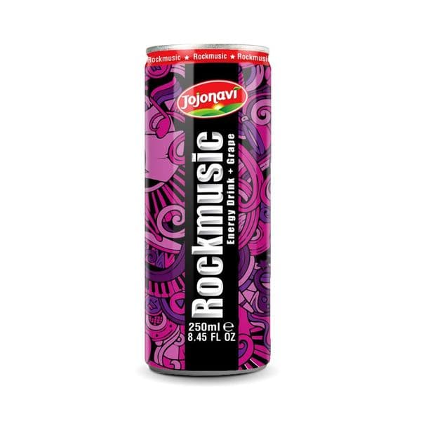 JOJONAVI 250ml Rock Music Energy Drink Grape Flavour