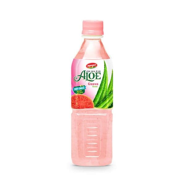 JOJONAVI Guava-Flavored Aloe Vera Drink 500ml Bottle