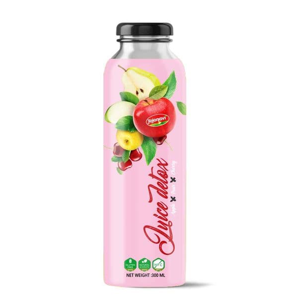 JOJONAVI 300ml Juice Detox (Apple – Peach – Cherry)