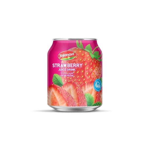 JOJONAVI Strawberry Juice Drink with Pulp 250ml