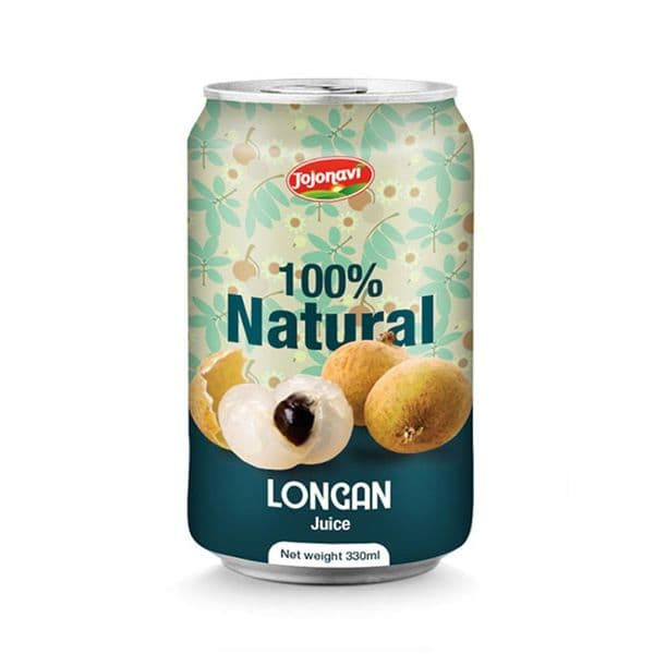 JOJONAVI Canned Longan Juice in 330ml Can