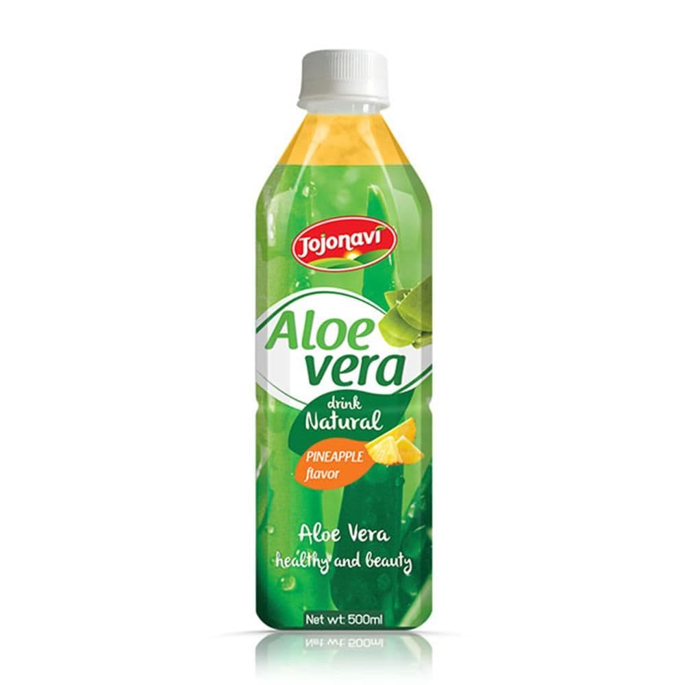 JOJONAVI Pineapple-Flavored Aloe Vera Water 500ml Bottle