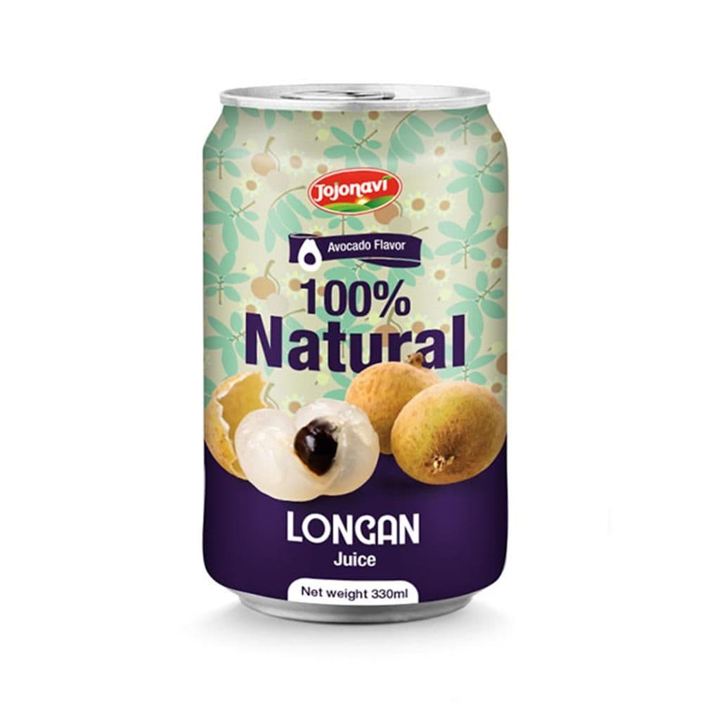 JOJONAVI Canned Longan Juice with Avocado Flavour in 330ml Can