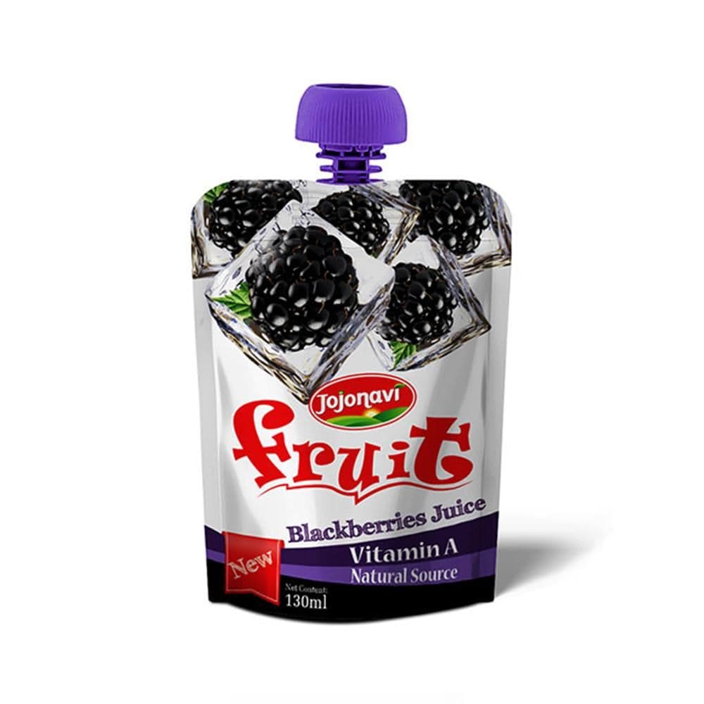 JOJONAVI Blackberries Juice in 130ml Spouted Pouch