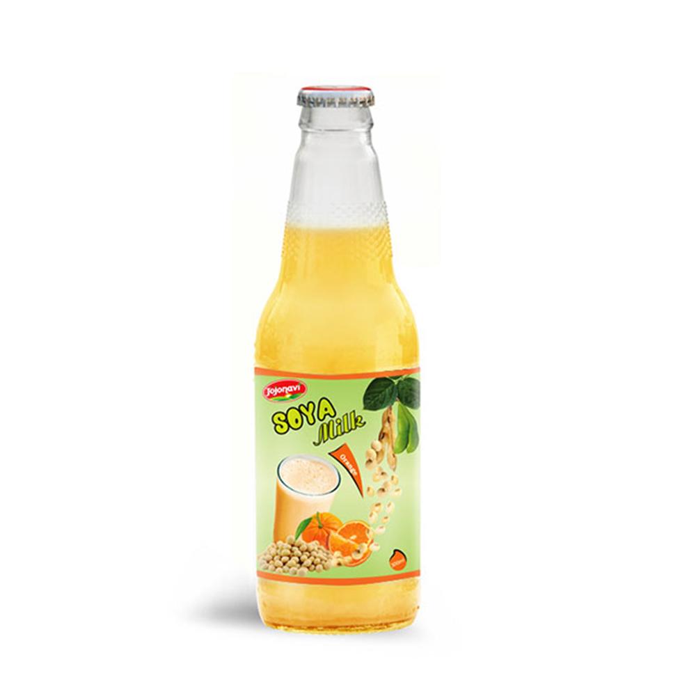 Download Natural Fruit Juice Soya milk Orange flavour Glass Bottle ...