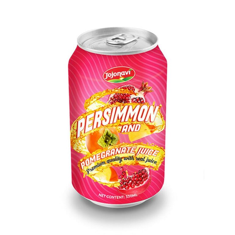 JOJONAVI Original Persimmon Juice with Pomegranate Flavour 330ml Can