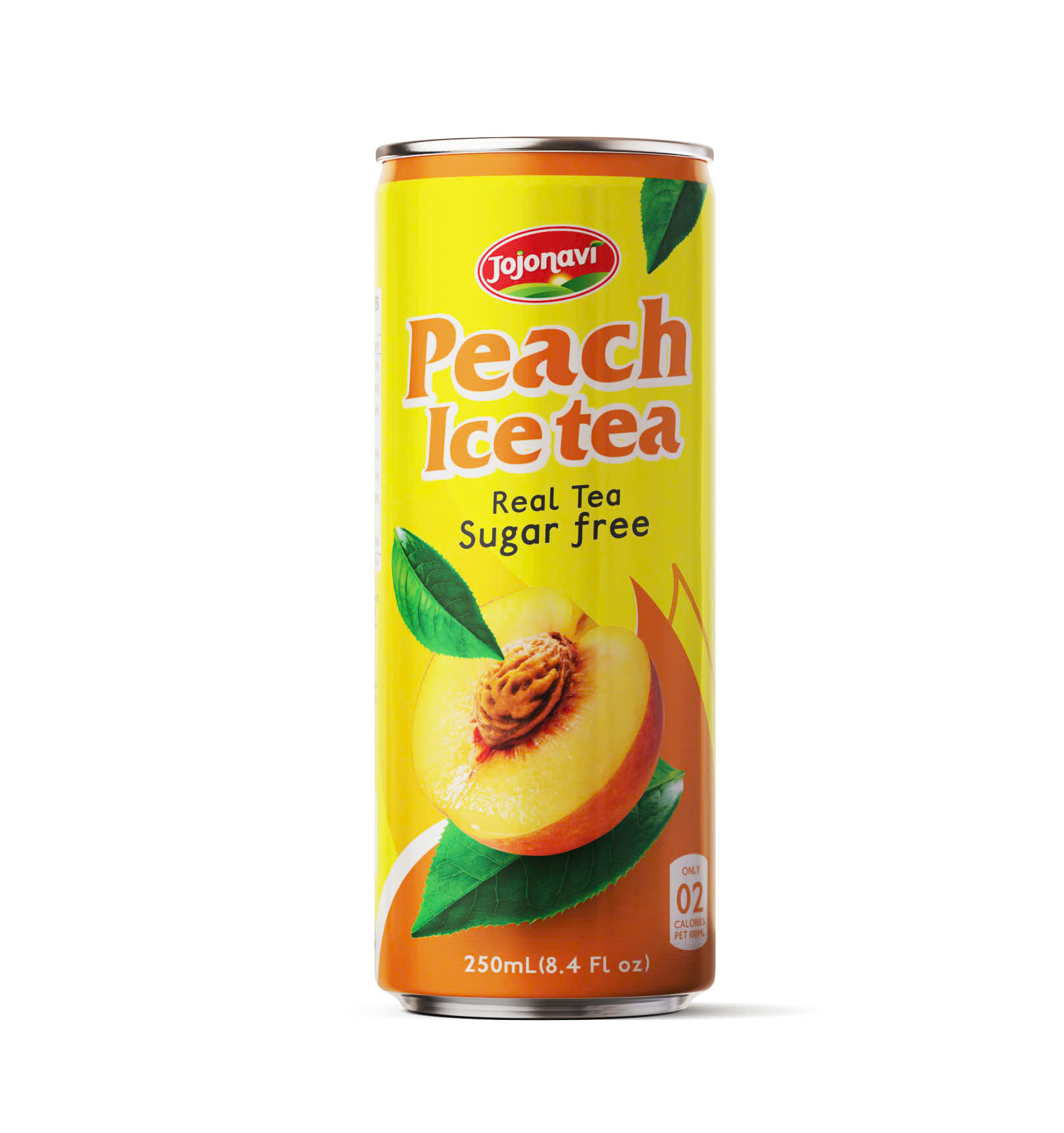 JOJONAVI Peach Ice Tea Sugar Free 250ml Can JOJONAVI Peach Ice Tea Sugar Free 250ml Can