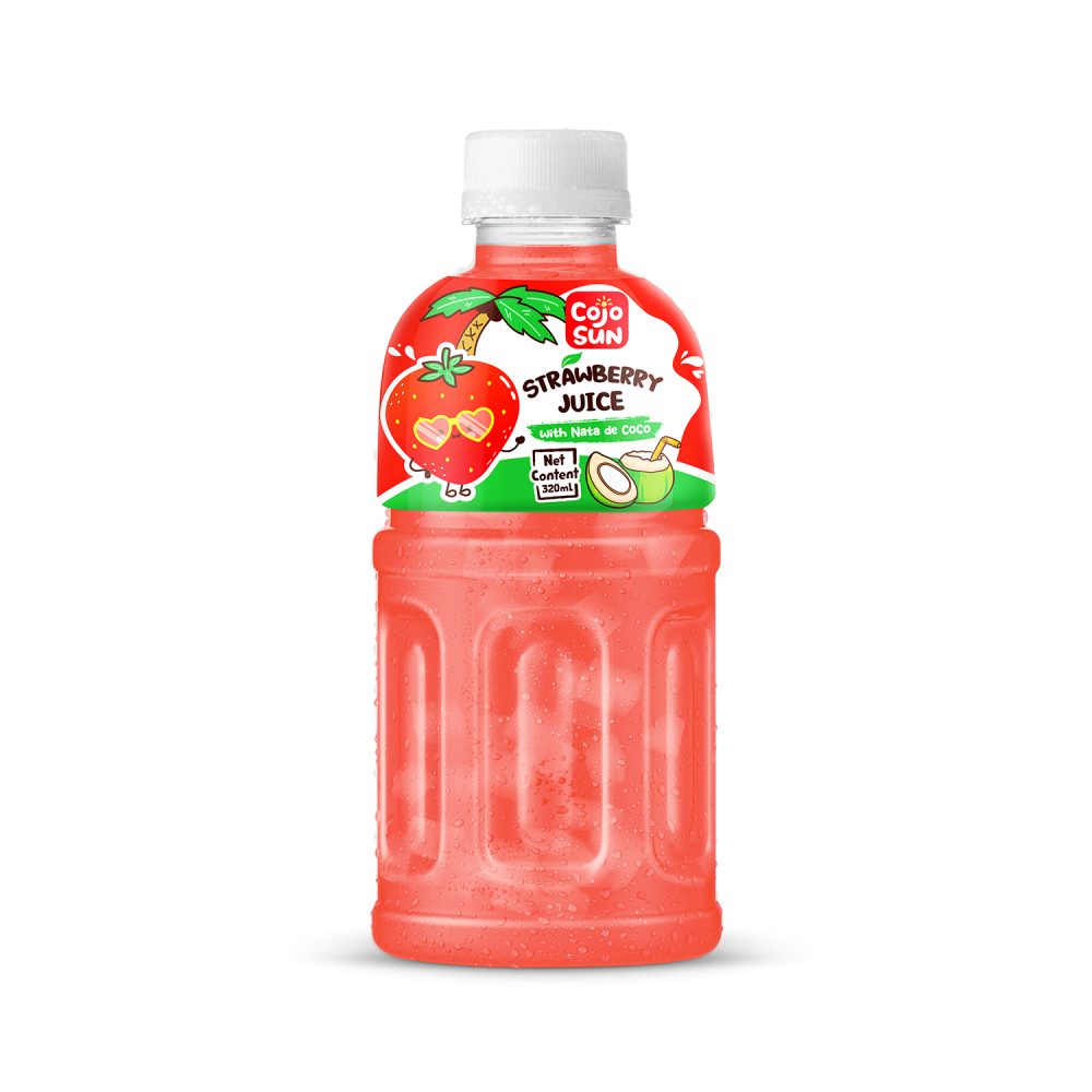 COJO SUN Strawberry Juice with Nata de Coco 320ml