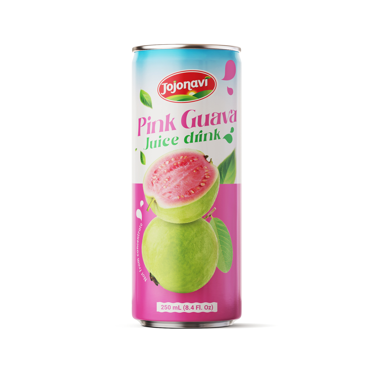 Guava fruit juice 250ml_slim (1)_JOJONAVI Pink Guava Juice Drink 250ml
