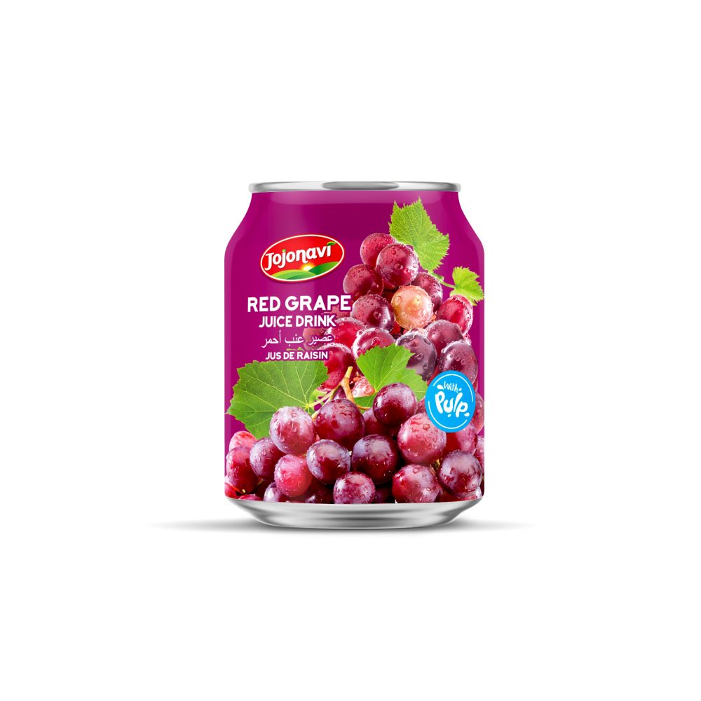 JOJONAVI Red Grape Juice Drink with Pulp 250ml