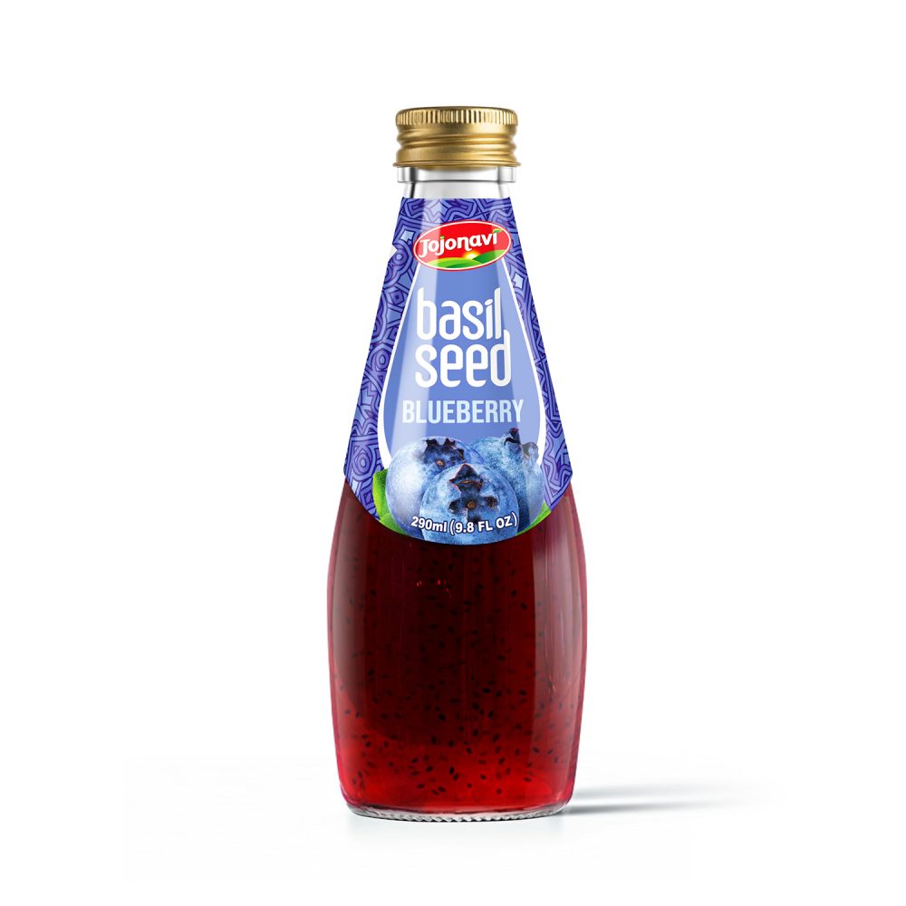 JOJONAVI Blueberry Basil Seed Drink 290ml