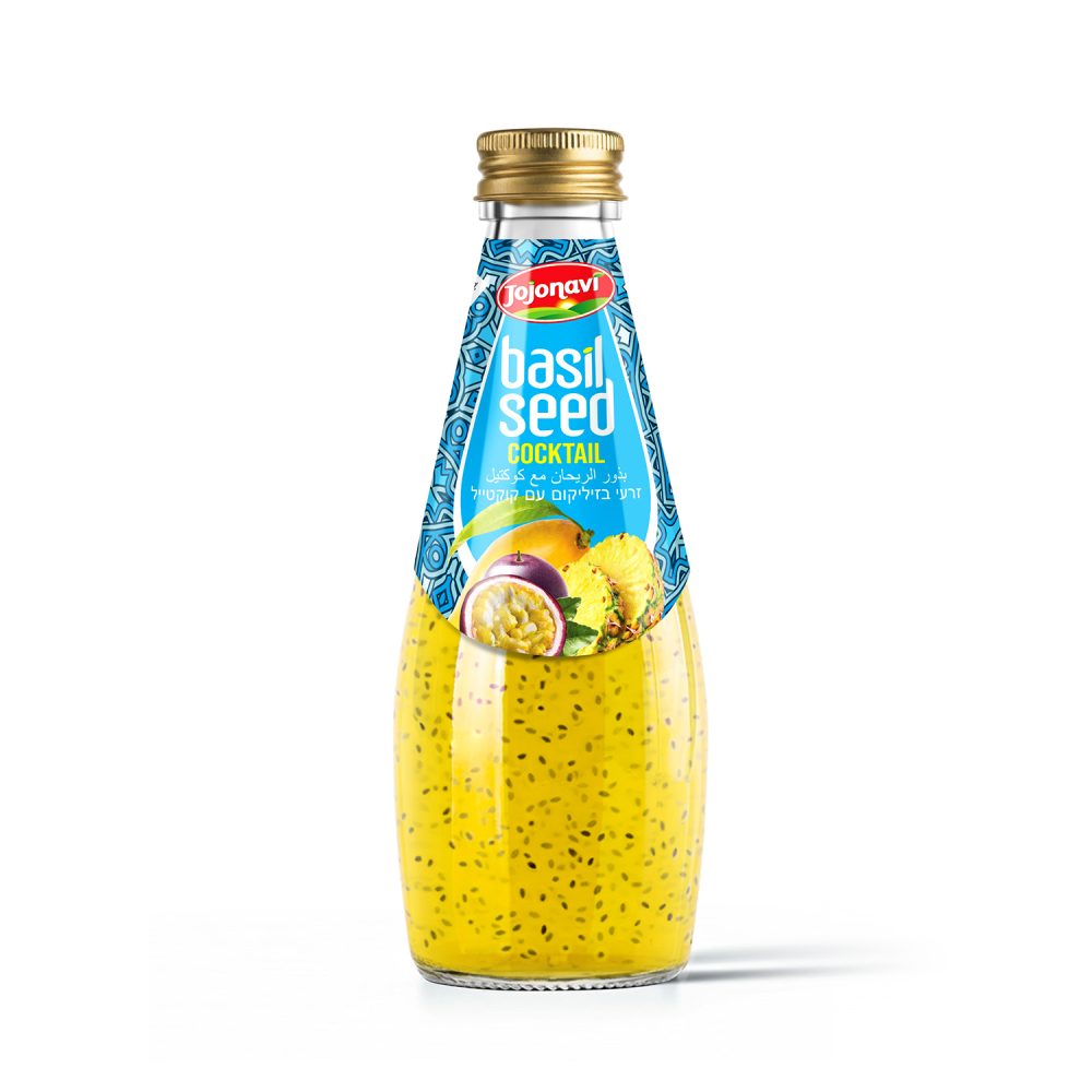 JOJONAVI Cocktail Basil Seed Drink 290ml