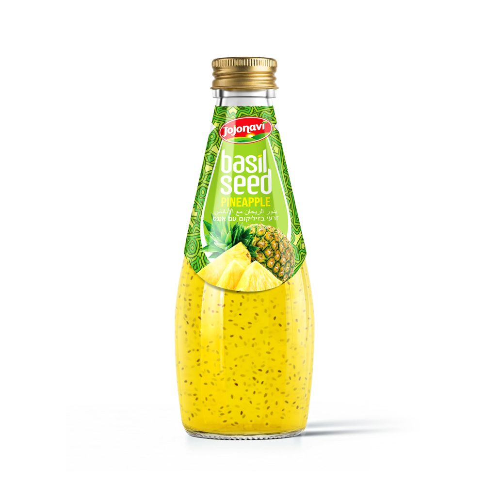 JOJONAVI Pineapple Basil Seed Drink 290ml